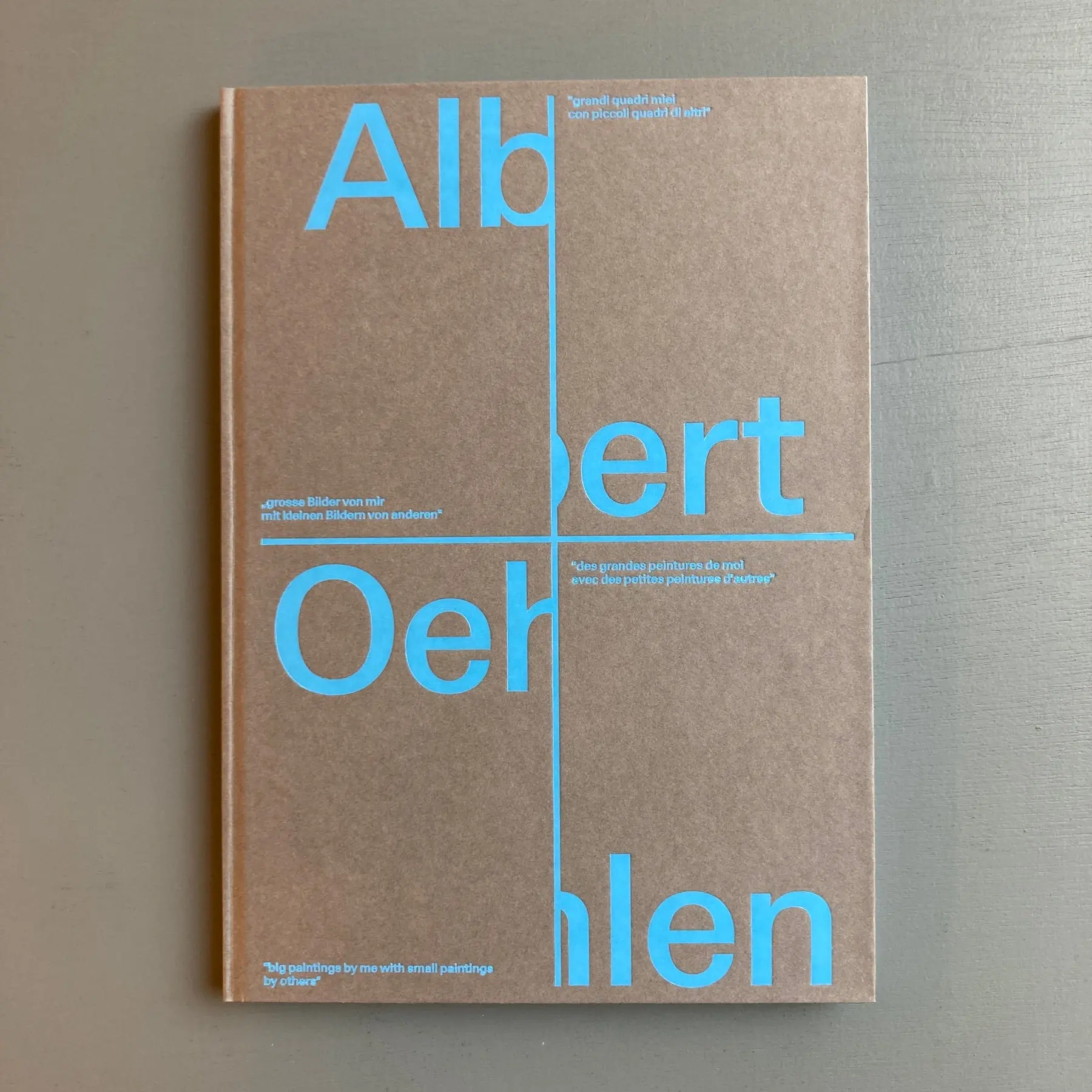 Albert Oehlen - “big paintings by me with small paintings by others” - Mousse 2021