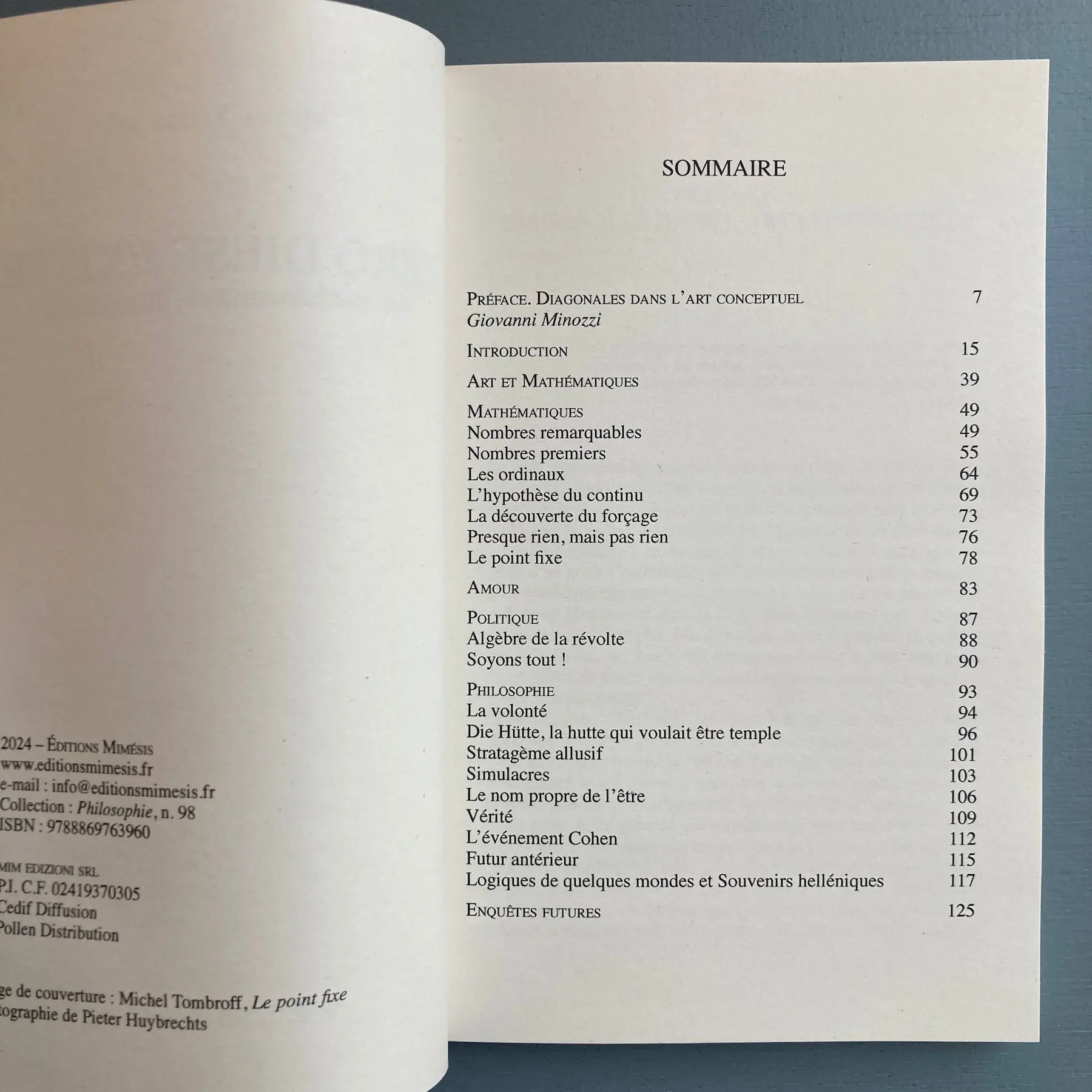 Michel Tombroff - Zéro dièse existe / Art, mathématiques, inesthétique - Éditions Mimésis 2024 - Image 3