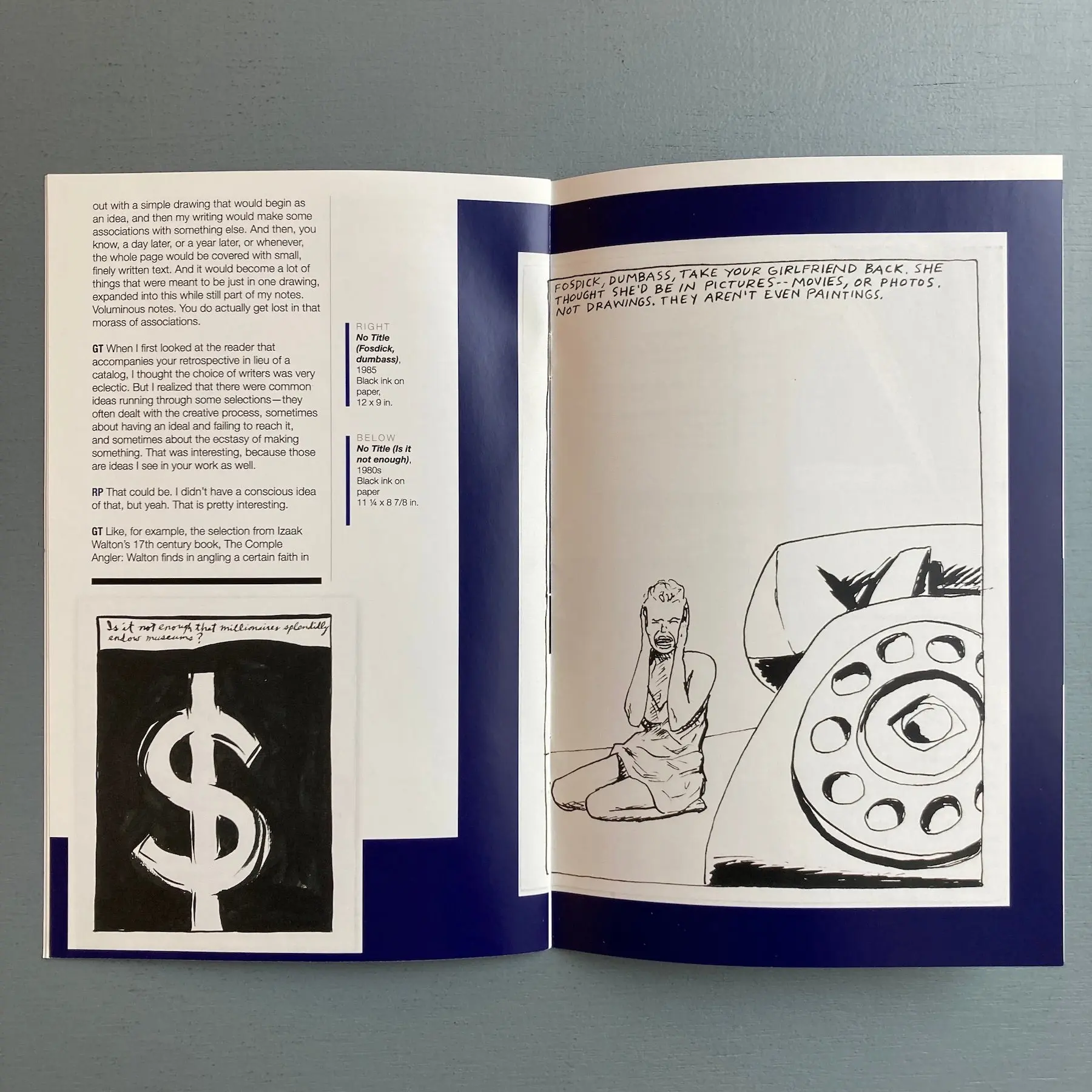 Raymond Pettibon - early drawings - The College of New Jersey - Image 5